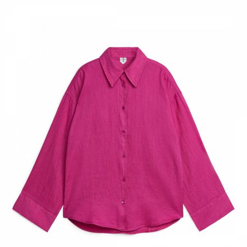Pink Striped Woven Shirt - ARKET - Modalova