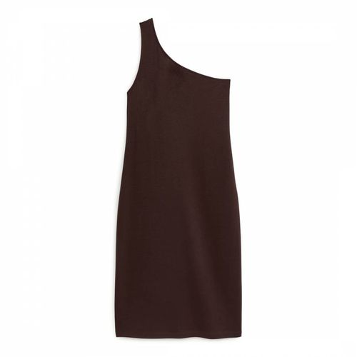 Chocolate One Shoulder Dress - ARKET - Modalova