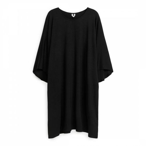 Black Oversized Jersey Dress - ARKET - Modalova