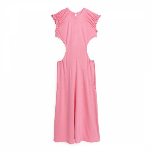 Pink Jersey Cut-out Dress - ARKET - Modalova
