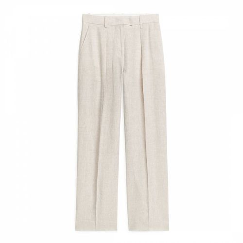 Beige Linen Trouser - ARKET - Modalova