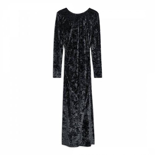 Black Velour Jersey Dress - ARKET - Modalova