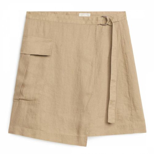 Beige Utility Linen Skirt - ARKET - Modalova