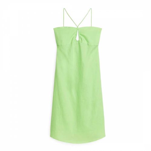 Green Linen Strap Dress - ARKET - Modalova
