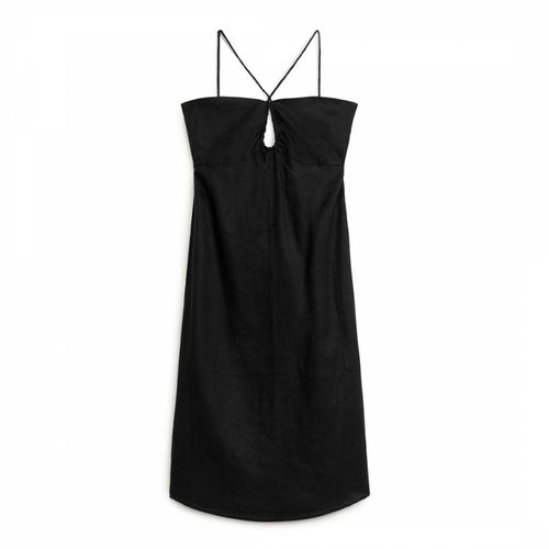 Black Linen Strap Dress - ARKET - Modalova