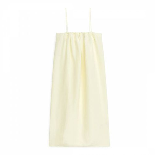 Yellow Linen Blend Tube Dress - ARKET - Modalova