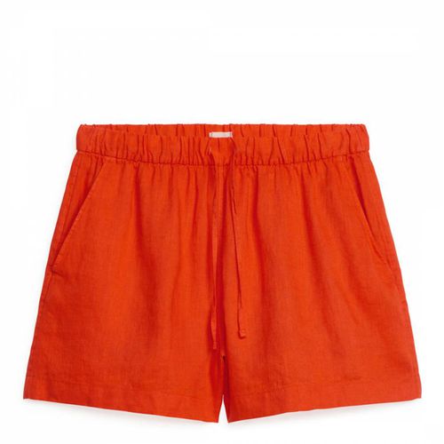 Orange Linen Shorts - ARKET - Modalova