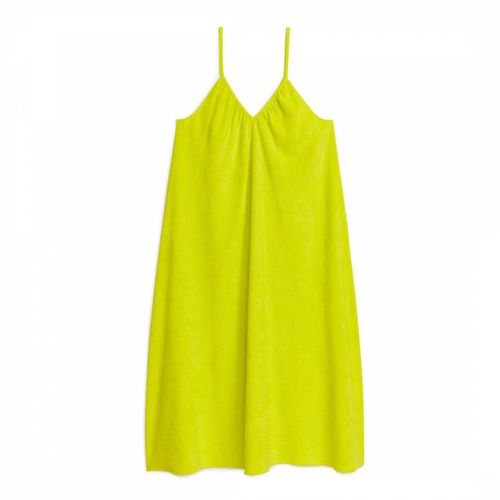 Yellow Cotton Towelling Strap Dress - ARKET - Modalova