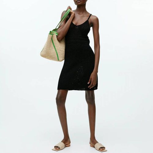 Black Crochet Mini Dress - ARKET - Modalova