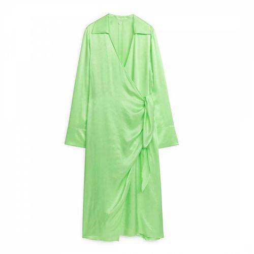 Lime Green Wrap Dress - ARKET - Modalova