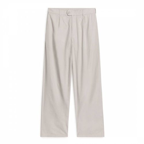 Beige Loose-fit Cotton Trouser - ARKET - Modalova