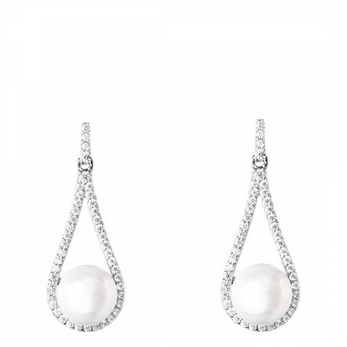 Freshwater Pearl Drop Earrings 7.5-8mm - Mia Bellucci - Modalova