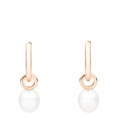 And Rose Gold Plated Earrings 8.5-9mm - Mia Bellucci - Modalova