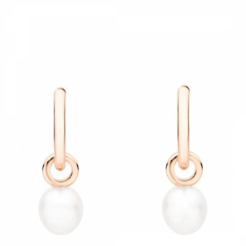 And Rose Gold Plated Earrings 8.5-9mm - Mia Bellucci - Modalova