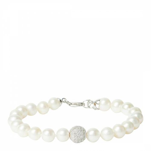 Freshwater Pearl Sterling Silver Bracelet - Mia Bellucci - Modalova