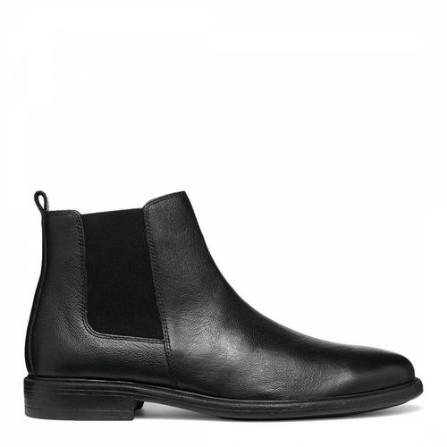 Men's Black Leather Terence Boot - Geox - Modalova