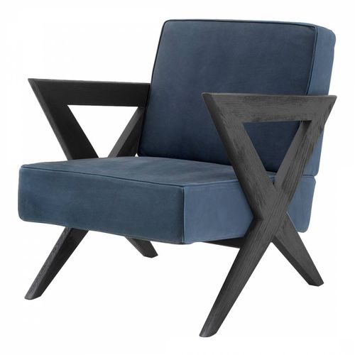 Felippe Chair Black Oak & Nubuck - Eichholtz - Modalova