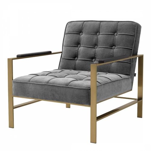 Ernesto Chair Clarck Grey - Eichholtz - Modalova