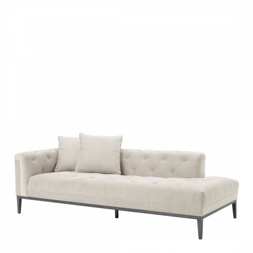 Cesare Lounge Sofa Left Pebble Grey - Eichholtz - Modalova