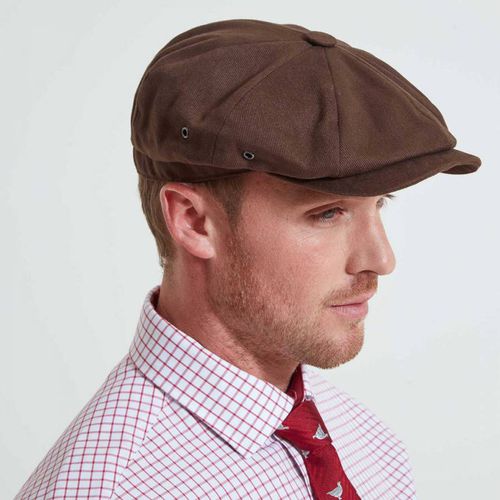 Brown Beeley Cotton Bakerboy Cap - Schöffel - Modalova