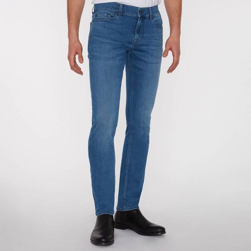 Dark Blue Ronnie Slim Stretch Jeans - 7 For All Mankind - Modalova