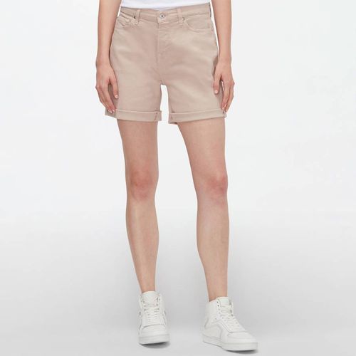 Pastel Pink Twill Boy Shorts - 7 For All Mankind - Modalova