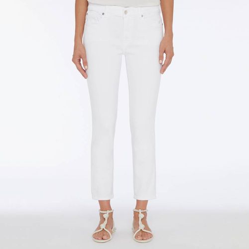 White Roxanne Luxe Stretch Jeans - 7 For All Mankind - Modalova