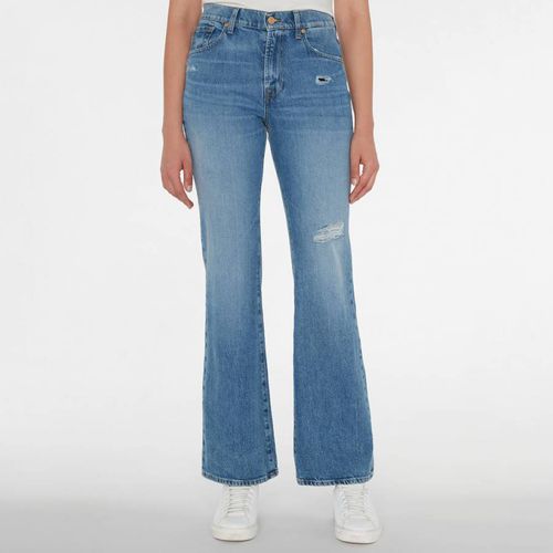 Mid Riley Bootcut Distressed Stretch Jeans - 7 For All Mankind - Modalova