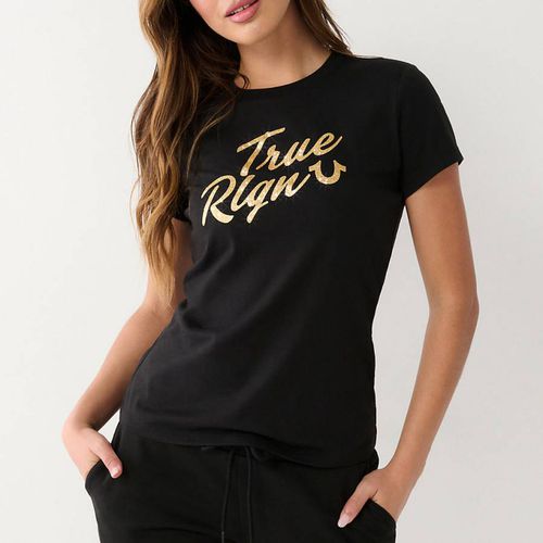 Glitter Crew Cotton Blend T-Shirt - True Religion - Modalova