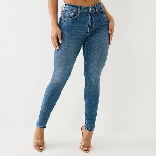 Blue Jennie Mid Rise Skinny Jeans - True Religion - Modalova