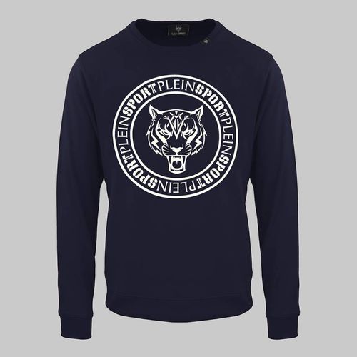 Navy Round Neck Sweatshirt - Philipp Plein - Modalova