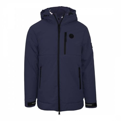 Navy Lightweight Coat - Philipp Plein - Modalova