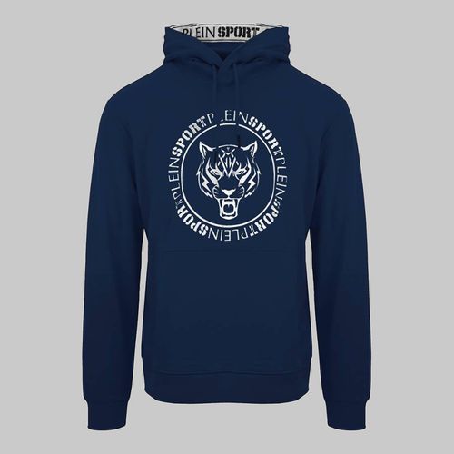 Navy Hoodie Sweatshirt - Philipp Plein - Modalova