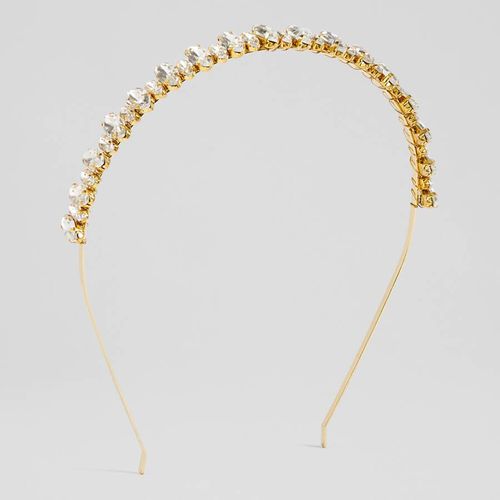Gold Violet Crystal Headband - L K Bennett - Modalova