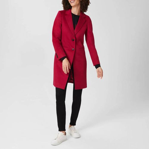 Red Cosima Wool Coat - Hobbs London - Modalova