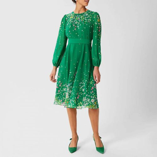 Green Maria Midi Dress - Hobbs London - Modalova