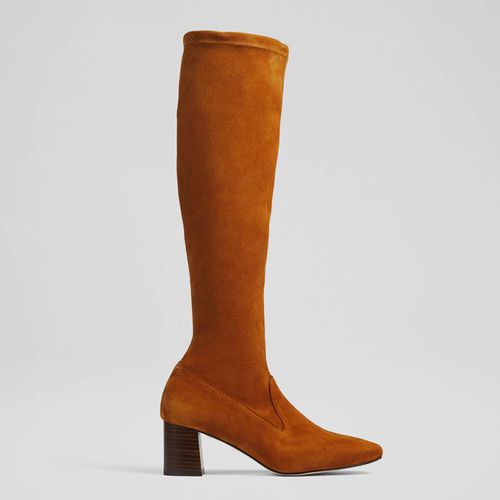 Brown Davina Knee High Boots - L K Bennett - Modalova