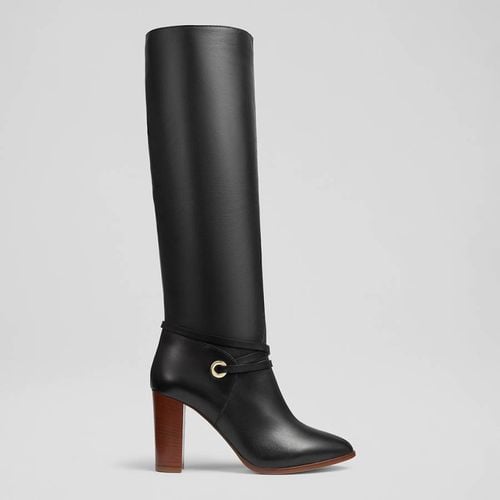 Black Shelby Knee High Boots - L K Bennett - Modalova