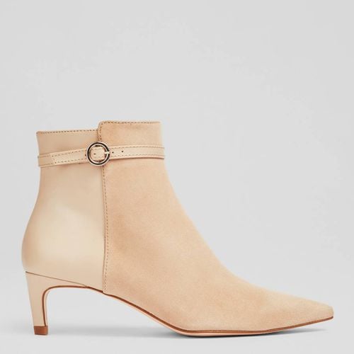 Beige Alma Ankle Boots - L K Bennett - Modalova