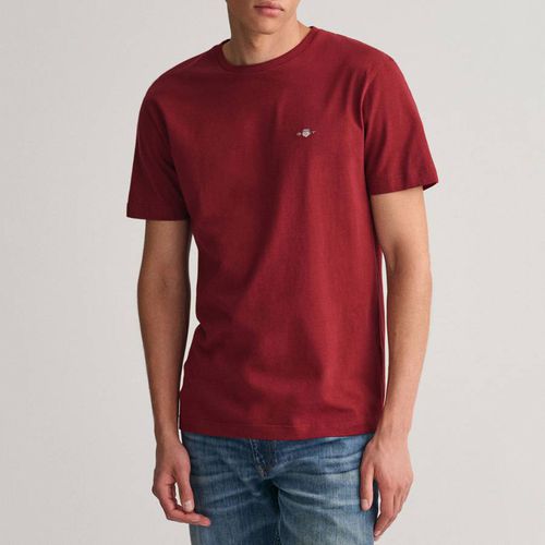Red Shield Cotton T-Shirt - Gant - Modalova