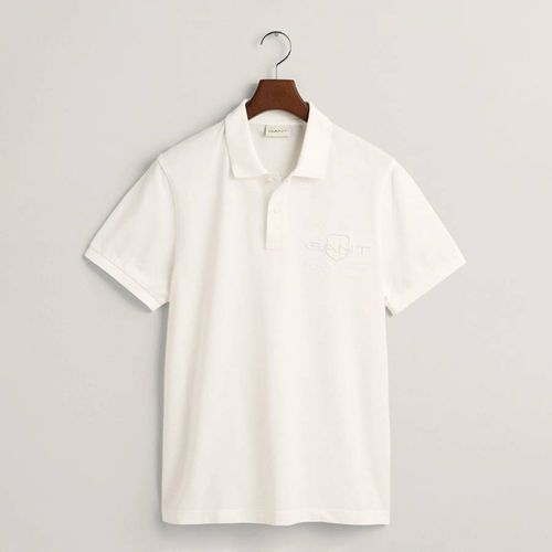 Tonal Shield Cotton Polo Shirt - Gant - Modalova