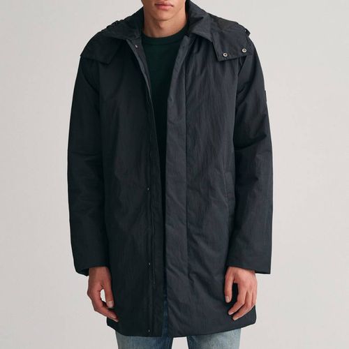 Black Padded Hooded Coat - Gant - Modalova