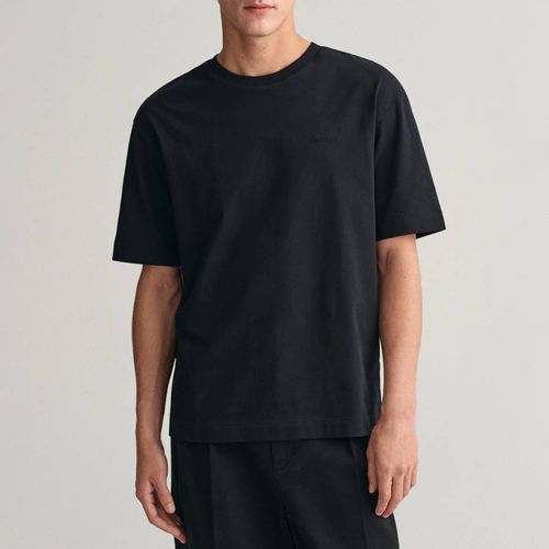 Black Icon Cotton T-Shirt - Gant - Modalova