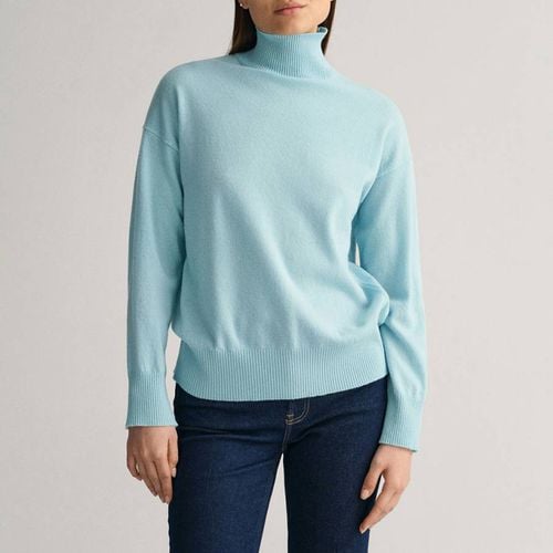 Pale Roll Neck Lambswool Jumper - Gant - Modalova