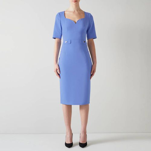 Blue Diana Fitted Midi Dress - L K Bennett - Modalova