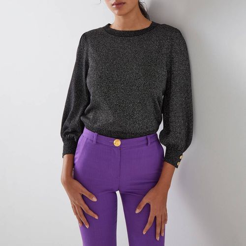 Grey Balloon Sleeve Jumper - L K Bennett - Modalova