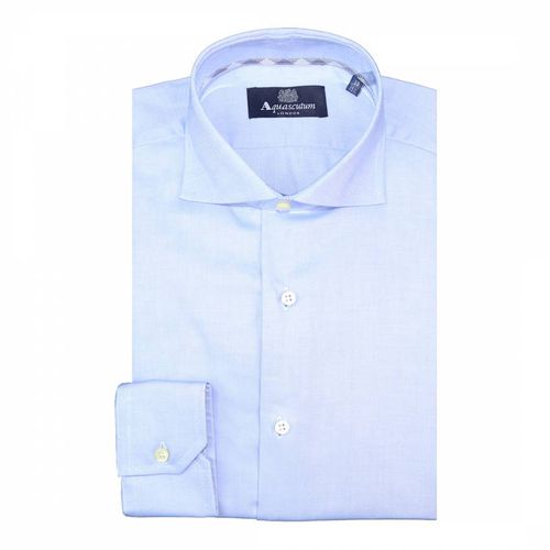 Pale Point Collar Long Sleeve Cotton Shirt - Aquascutum - Modalova
