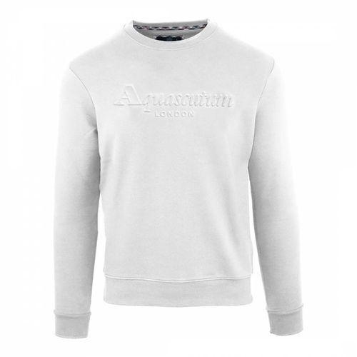 Large Chest Logo Cotton Sweatshirt - Aquascutum - Modalova