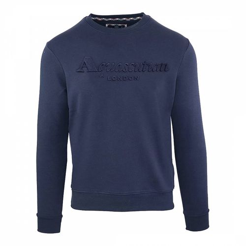 Large Chest Logo Cotton Sweatshirt - Aquascutum - Modalova