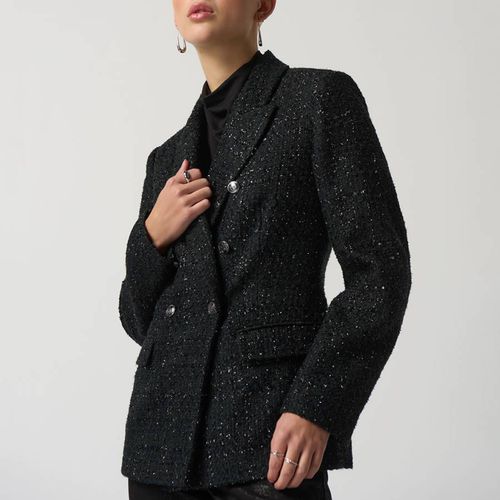 Black Boucle Blazer - Joseph Ribkoff - Modalova